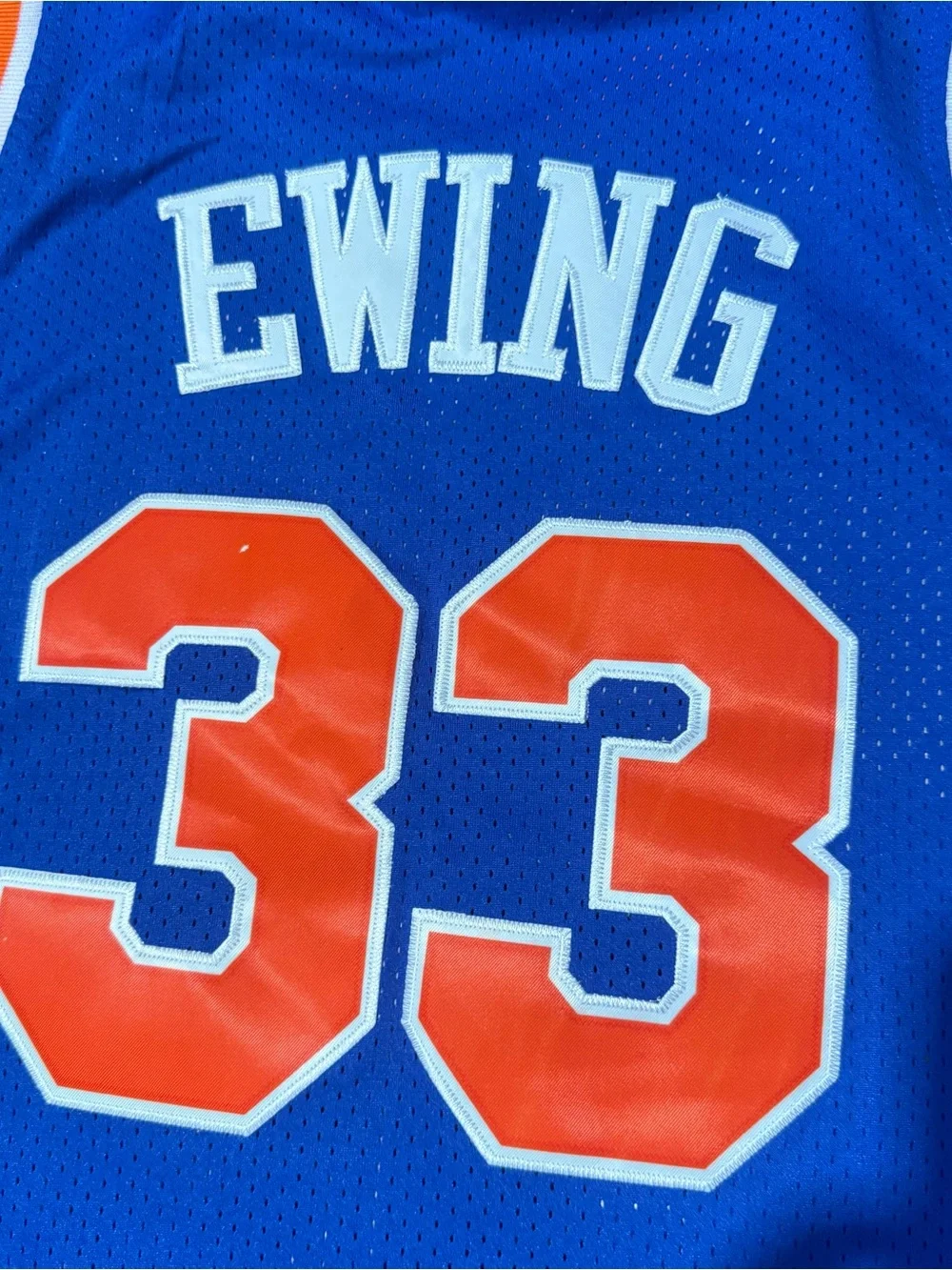 Patrick Ewing #33NY Knicks Hardwood Classics Jersey Soul SwingMan Sz M Brand New